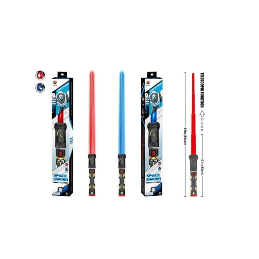 Φωτόσπαθο Πτυσσόμενο Με Ήχο & Φως 2 Χρώματα 44X5X8εκ