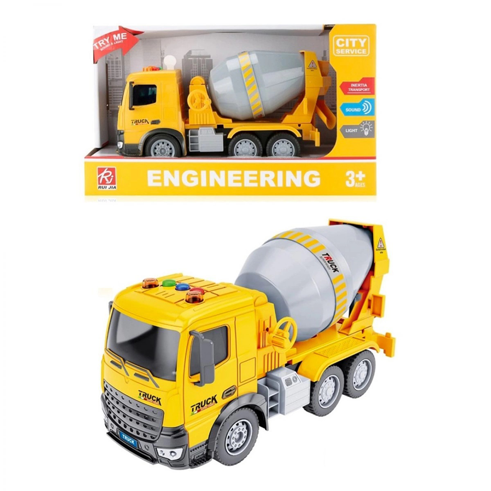 Φρίξιον Μπετονιέρα Φορτηγό Με Ήχους Και Φως 22 Εκ