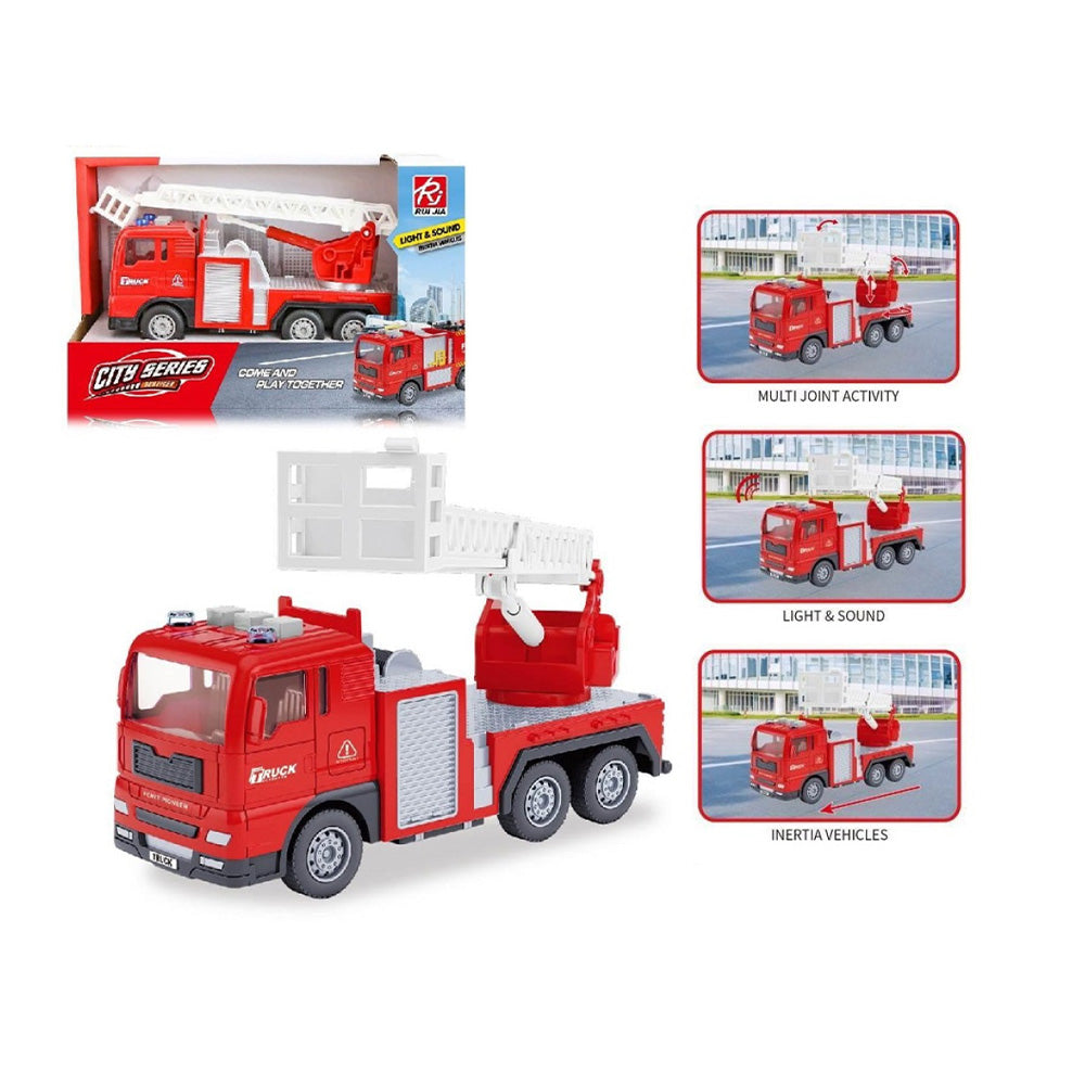 Φρίξιον Όχημα Της Πυροσβεστική με Φώτα & Ήχους - 21 εκ