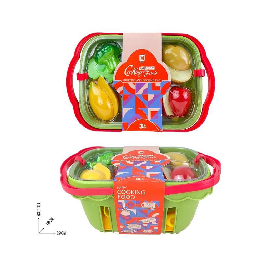 Φρούτα Kαι Λαχανικά Κοπής Σε Καλάθι 29x18εκ 