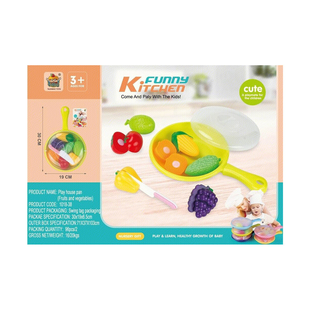 Φρούτα Που Κόβονται Σε Τηγάνι