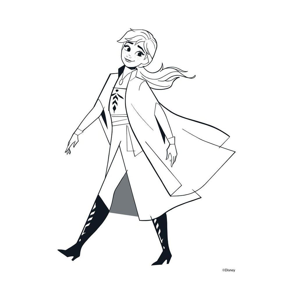 DIAKAKISΠροσχεδιασμένες Σελίδες Χρωματισμού Frozen 24 Φύλλα + 1 Σελίδα Αυτοκόλλητα + 6 Μαρκαδόροι Μίνιpapell.gr