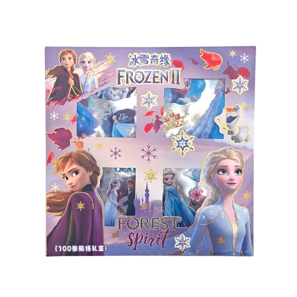 Αυτοκόλλητα Frozen σε Κουτάκι 100 Τμχ σε 2 Σχέδια