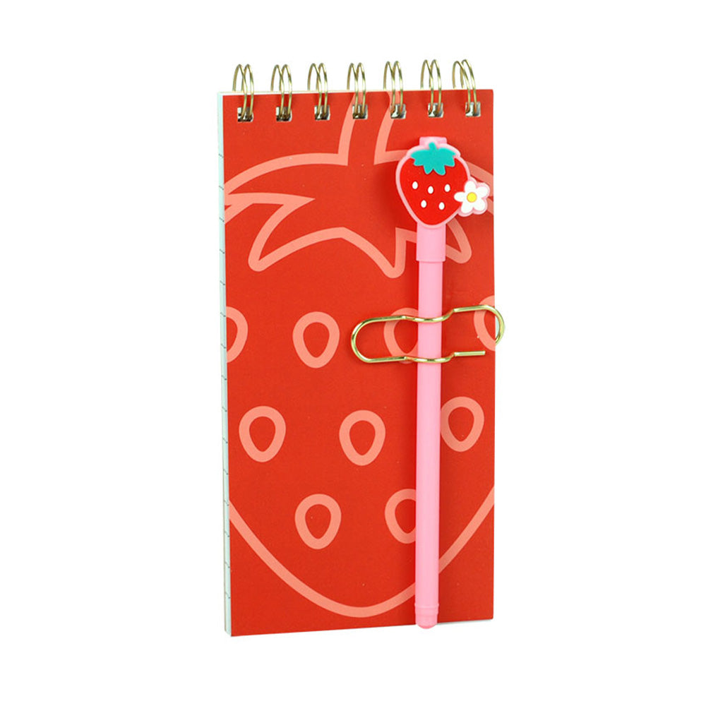 Funkyfish Σημειωματάριο Με Στυλό Φράουλα
