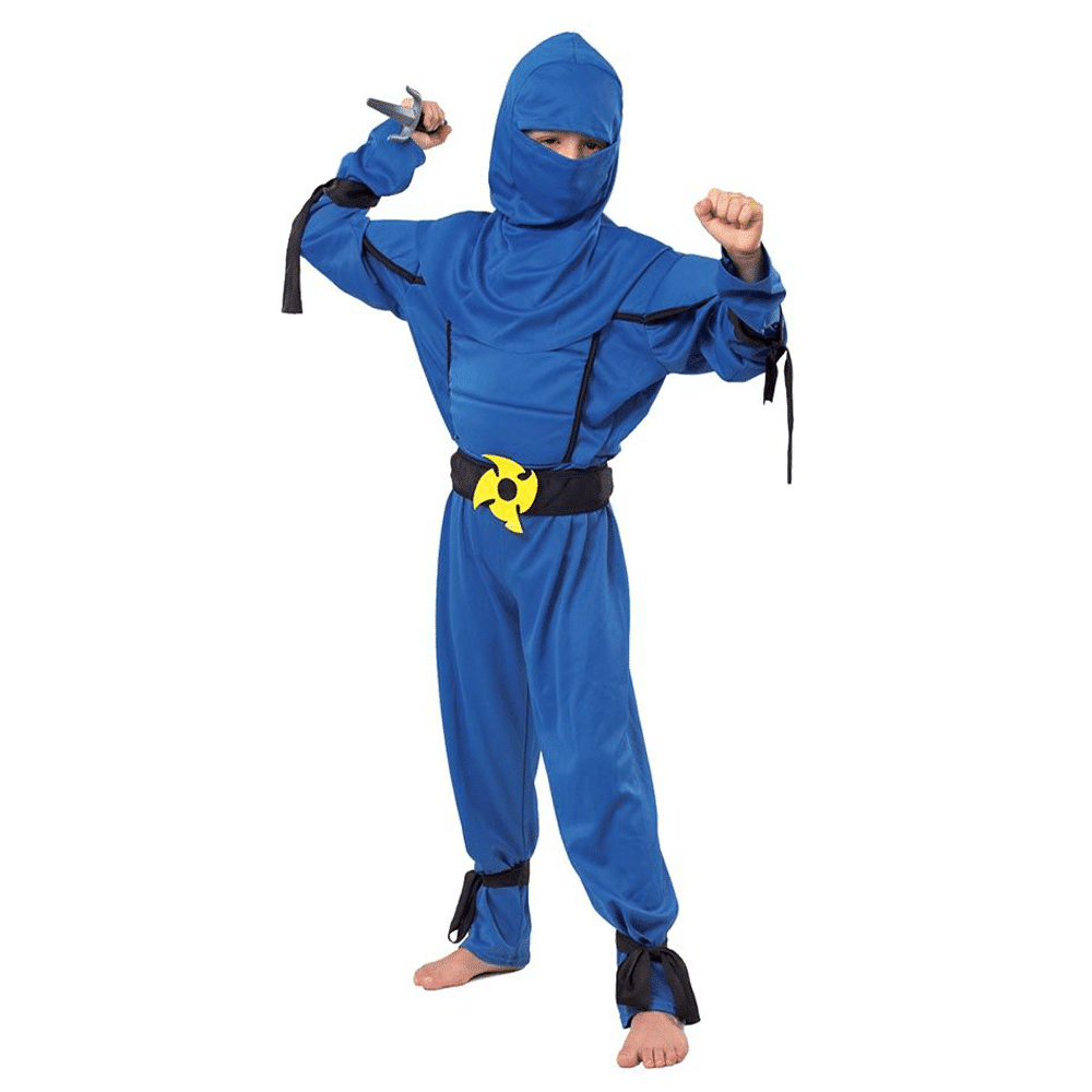 Fun Fashion Αποκριατικη Στολη Νιντζα Μαχητης Μπλε