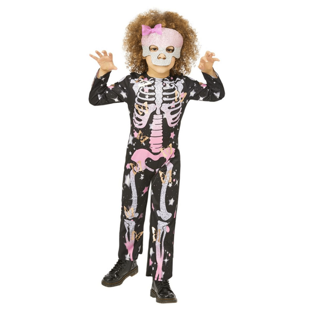 Fun Fashion Αποκριάτικη Στολή Skeleton Rose Sparkle