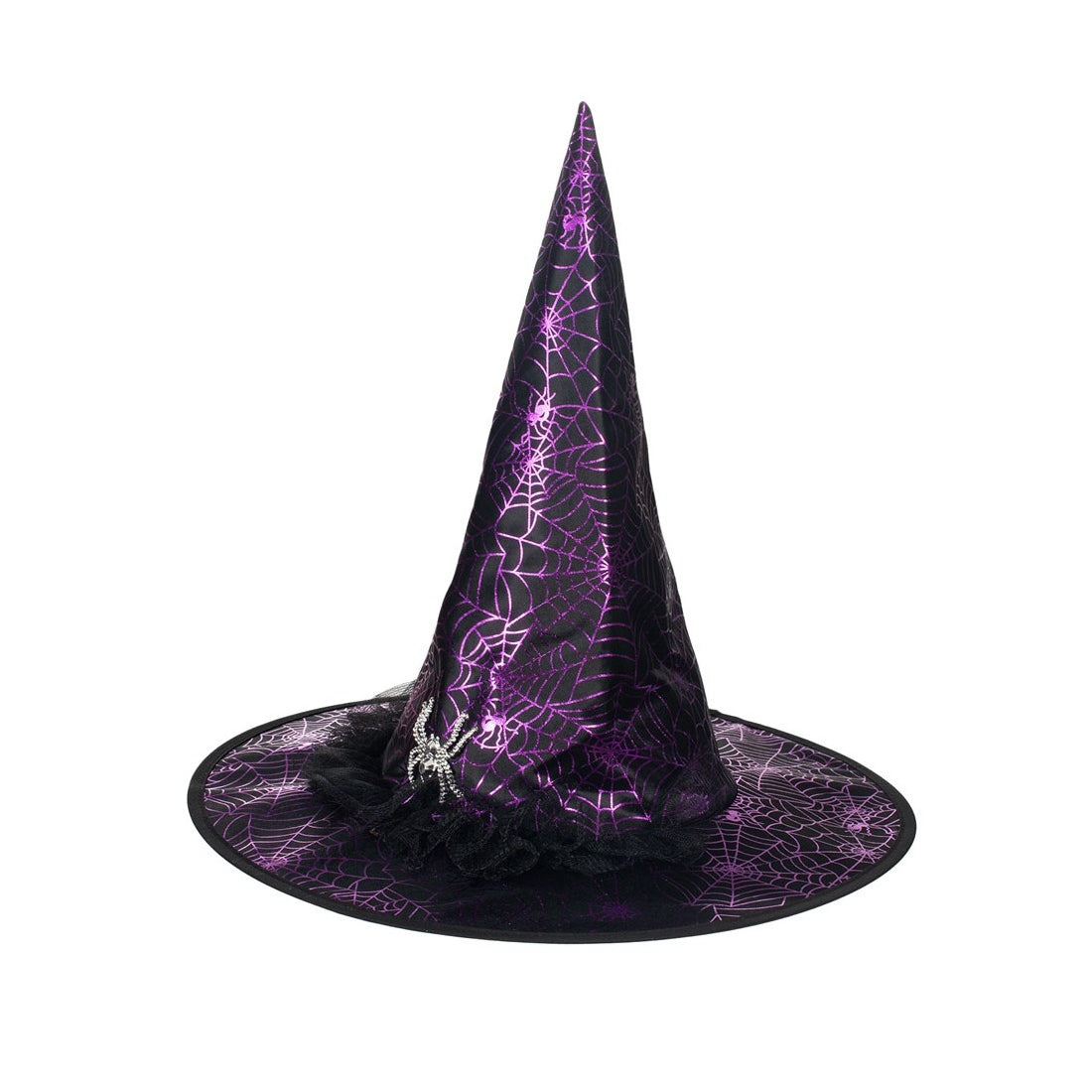 Fun World Αποκριάτικο Καπέλο Μάγισσας Μωβ 35εκ