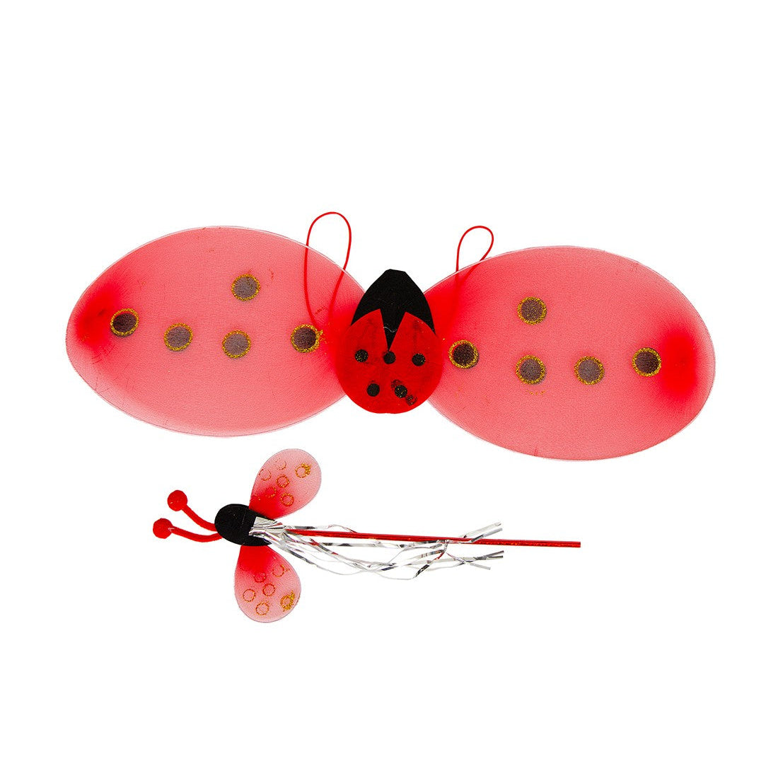 Fun World Αποκριάτικο Σετ Φτερά Πασχαλίτσας & Ραβδί - 2 Τμχ