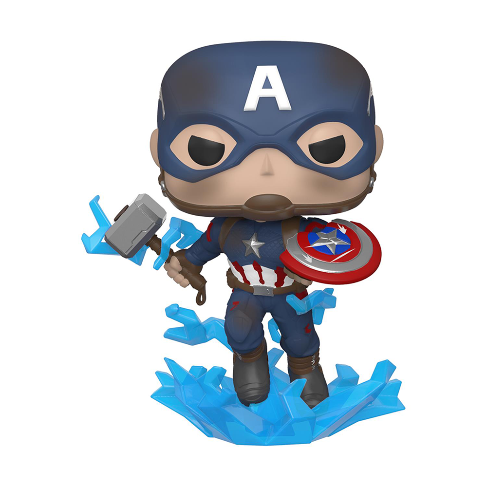 FunkoFunko Pop! Marvel: Avengers Endgame- Captain America With Broken Shield & Mjolnir #573papell.gr