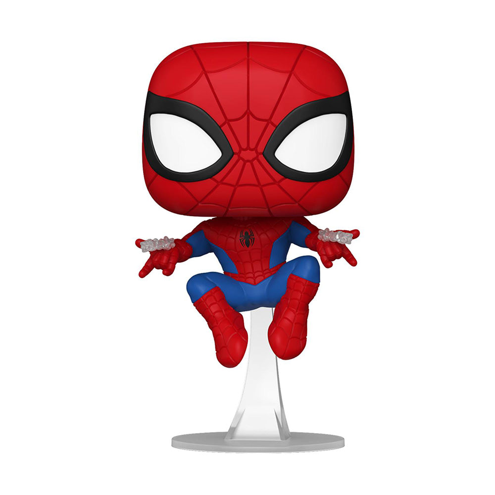 Funko Pop! Marvel: Spider-Man – Spider-Man (with Webshooters) (Special Edition) Bobble-Head Vinyl Figure #1454