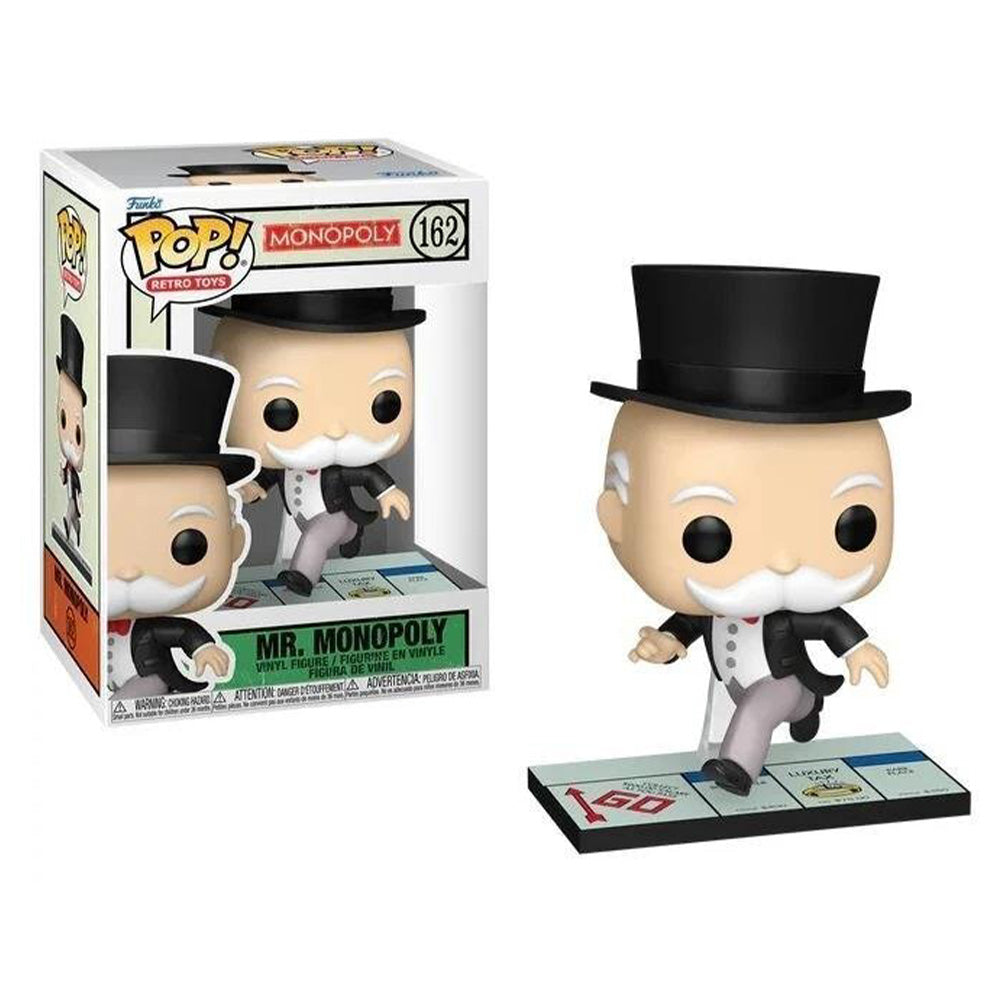 Funko Pop! Retro Toys : Monopoly - Mr Monopoly (Pass Go) #162