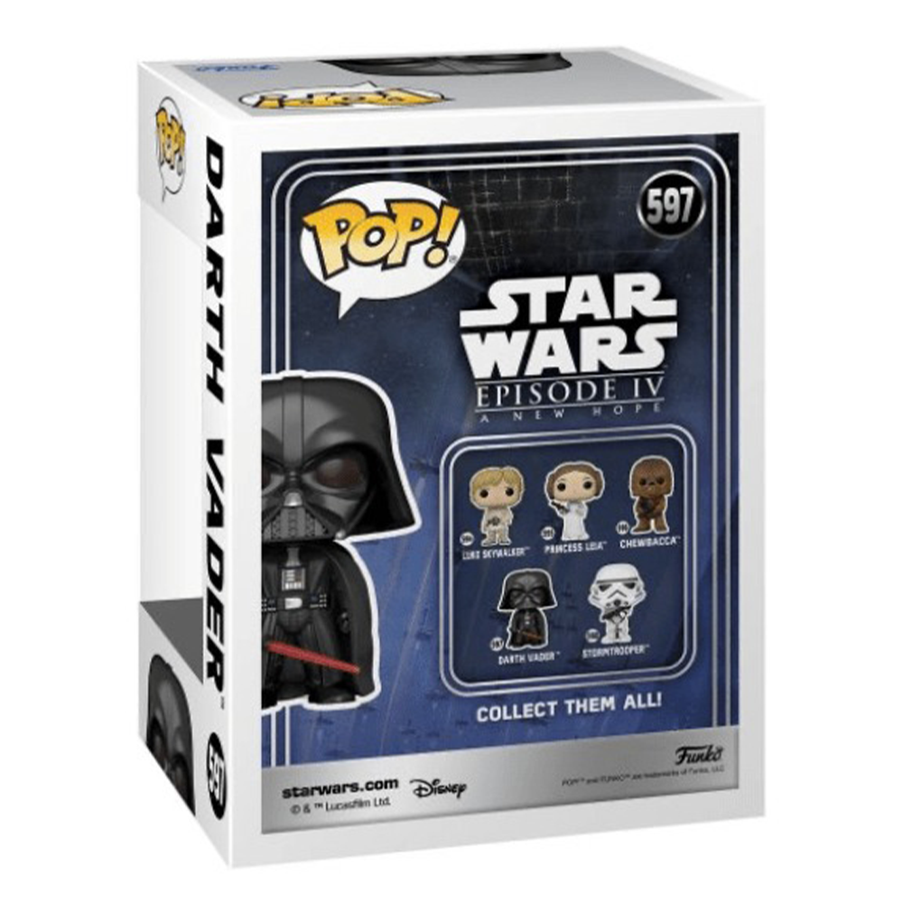 FunkoFunko Pop! Disney Star Wars - Darth Vader Bobble- Head #597papell.gr