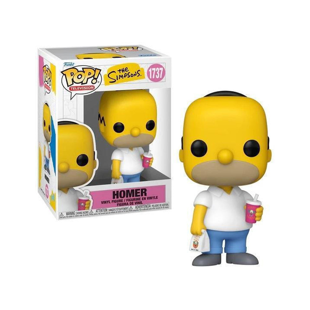 Funko Pop! Television: The Simpsons - Homer (Krusty Burger ) # 1737