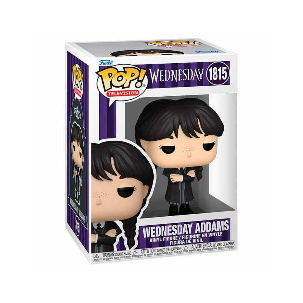 Funko Pop! Television: Wednesday – Wednesday Addams (Black Coat) #1815
