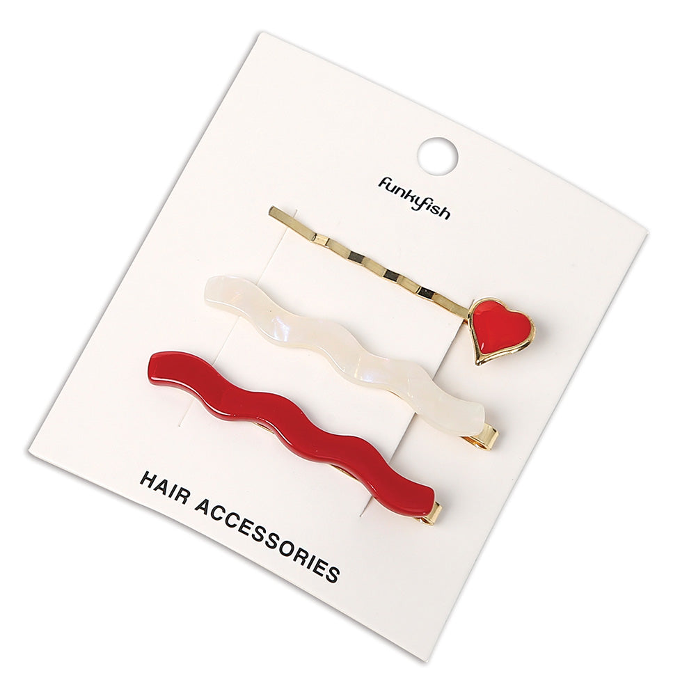 FunkyfishFunkyfish Κλιπς Μαλλιών 3 Τμχ Cherry Blossompapell.gr