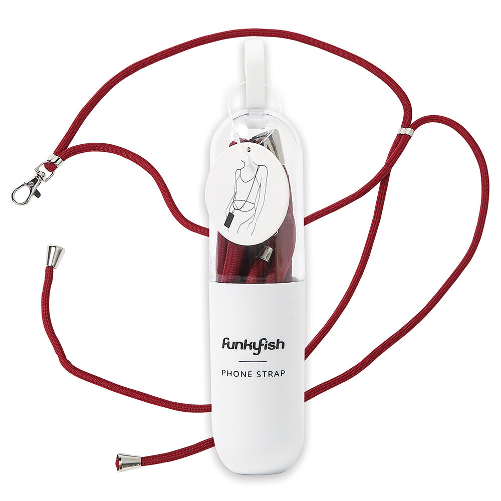 FunkyfishFunkyfish Λουράκι Τηλεφώνου Κόκκινο Cherry Blossompapell.gr