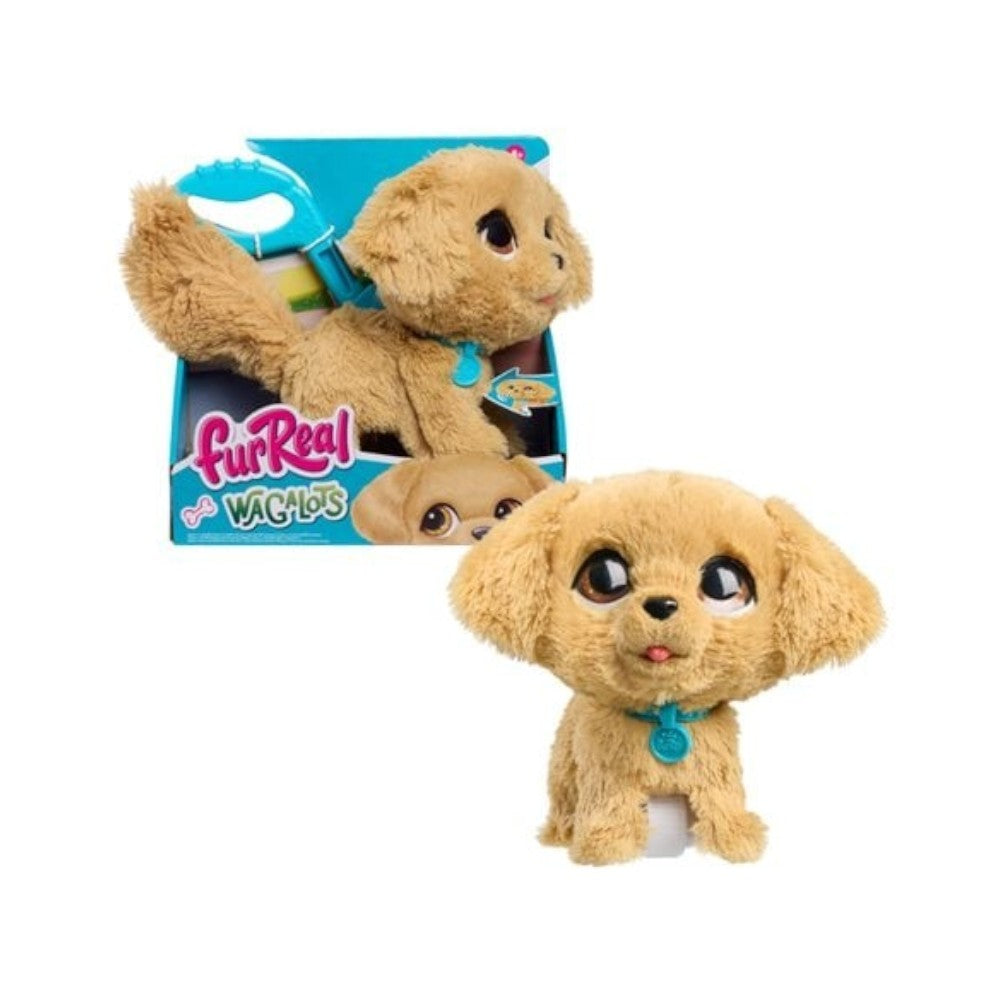 FurReal Wagalots Διαδραστικό Λούτρινο Σκυλάκι 20 εκ – Golden Retriever