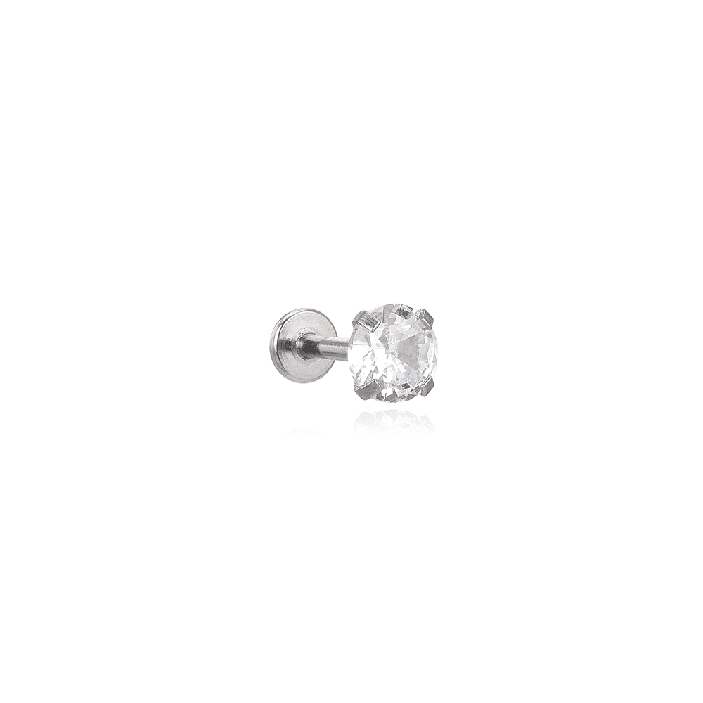 Σκουλαρικι Tragus With Crystal 3-4-5Mm