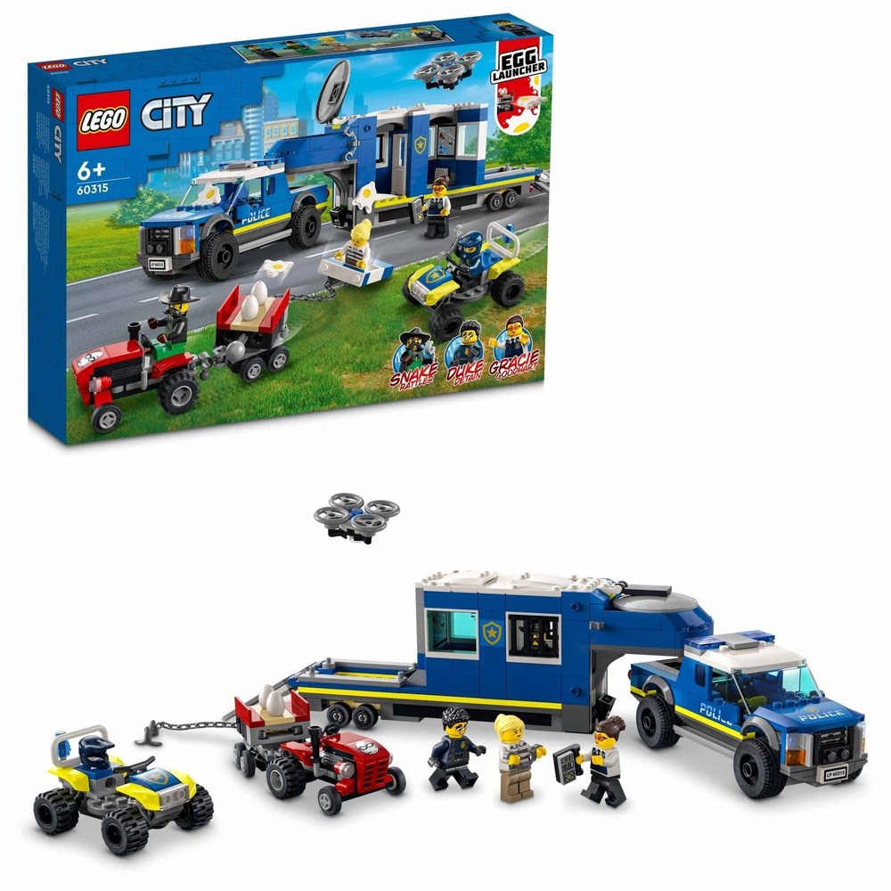 60315 Lego City Police Mobile Command Truck Φορτηγο Αστυνομικης Κινητης Επιχειρισιακης Μοναδας