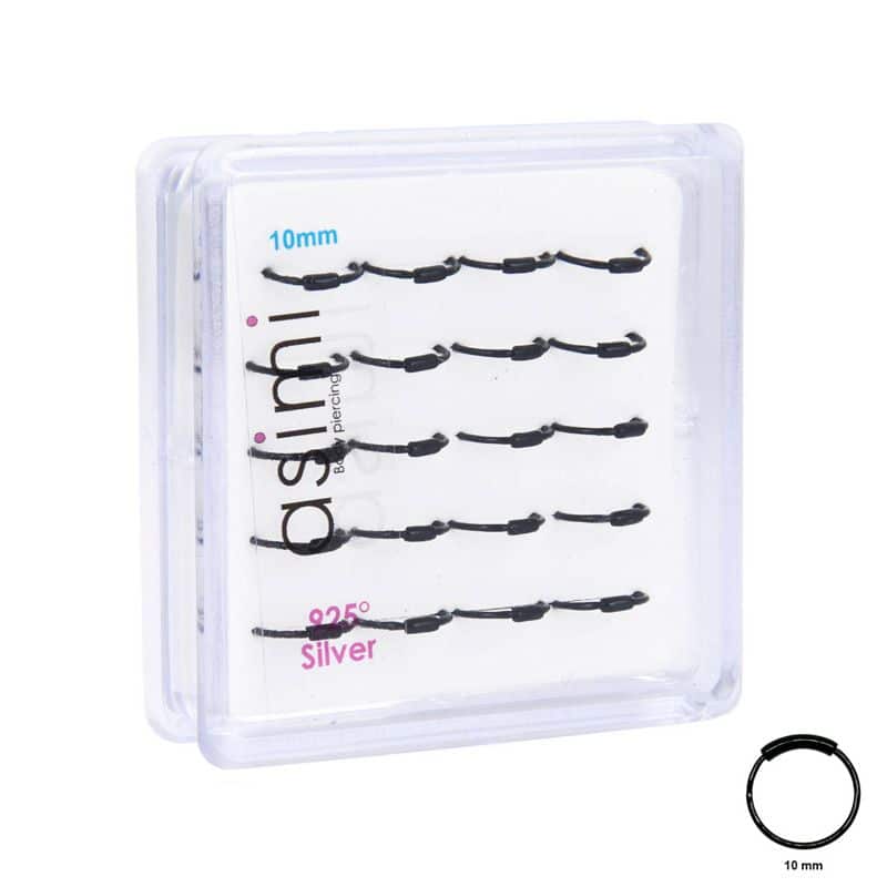 AsimiΑσημενιο Σκουλαρικι Μυτης 10Μμ Κρικος Linepapell.gr