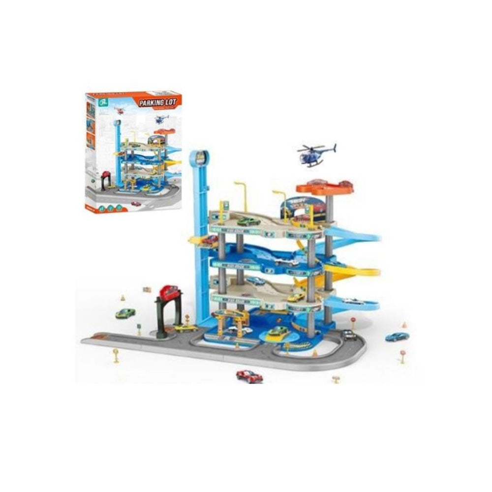 Γκαράζ 3 Επιπέδων Με 2 Οχήματα & Ελικόπτερο 52X39X11εκ