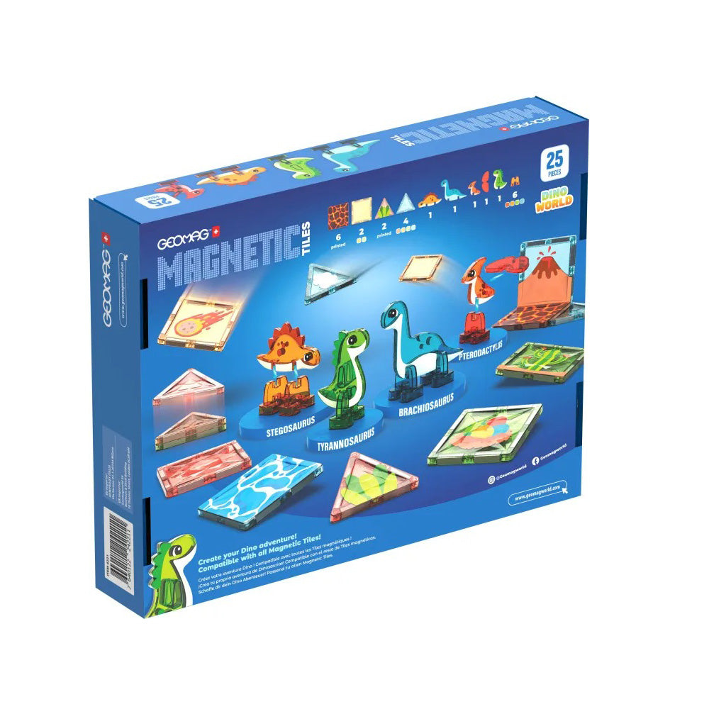Geomag Magnetic Tiles Dino World 25τμχ