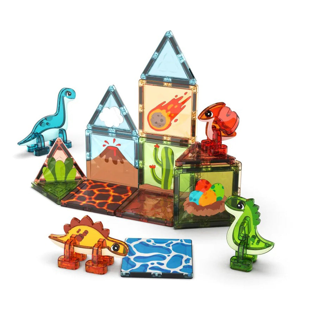 Geomag Magnetic Tiles Dino World 25τμχ