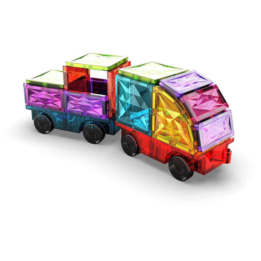 Geomag Magnetic Tiles Gems Vehicles 24pcs. 