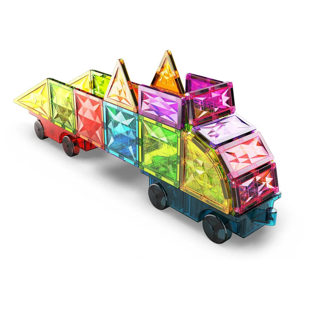 Geomag Magnetic Tiles Gems Vehicles 24pcs. 