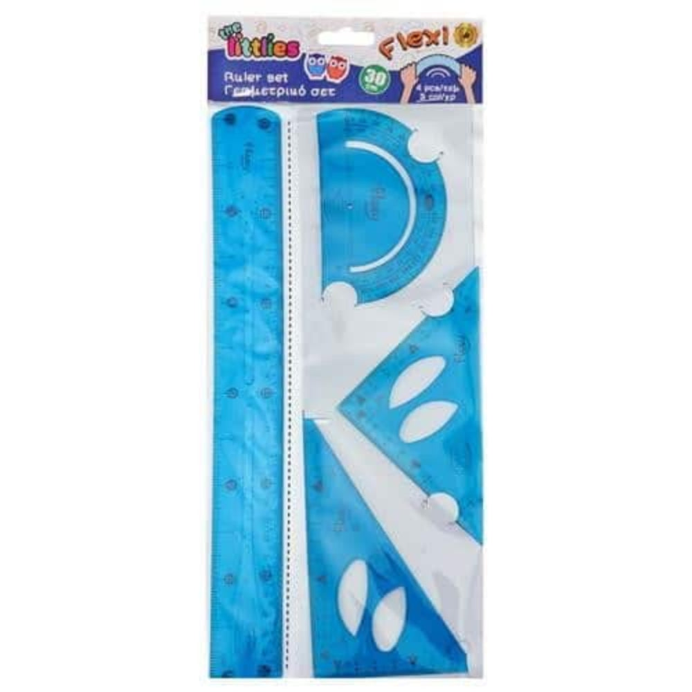 THE LITTLIESΓεωμετρικό Σετ Flexi 4 τεμ 30εκ 2 Χρωμ The Littliespapell.gr