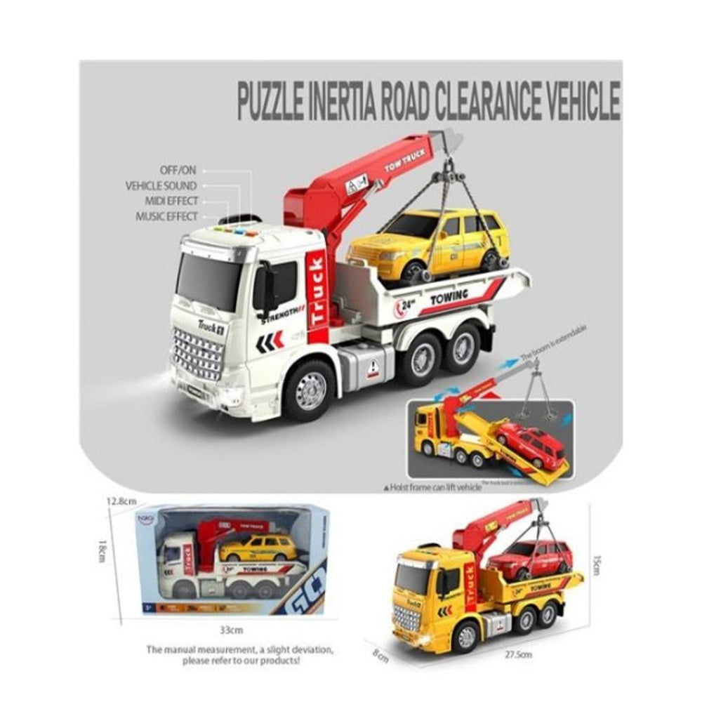 Γερανός Αυτοκινήτων 1:16 Friction Με Όχημα, Ήχο & Φως 28x15x8 εκ