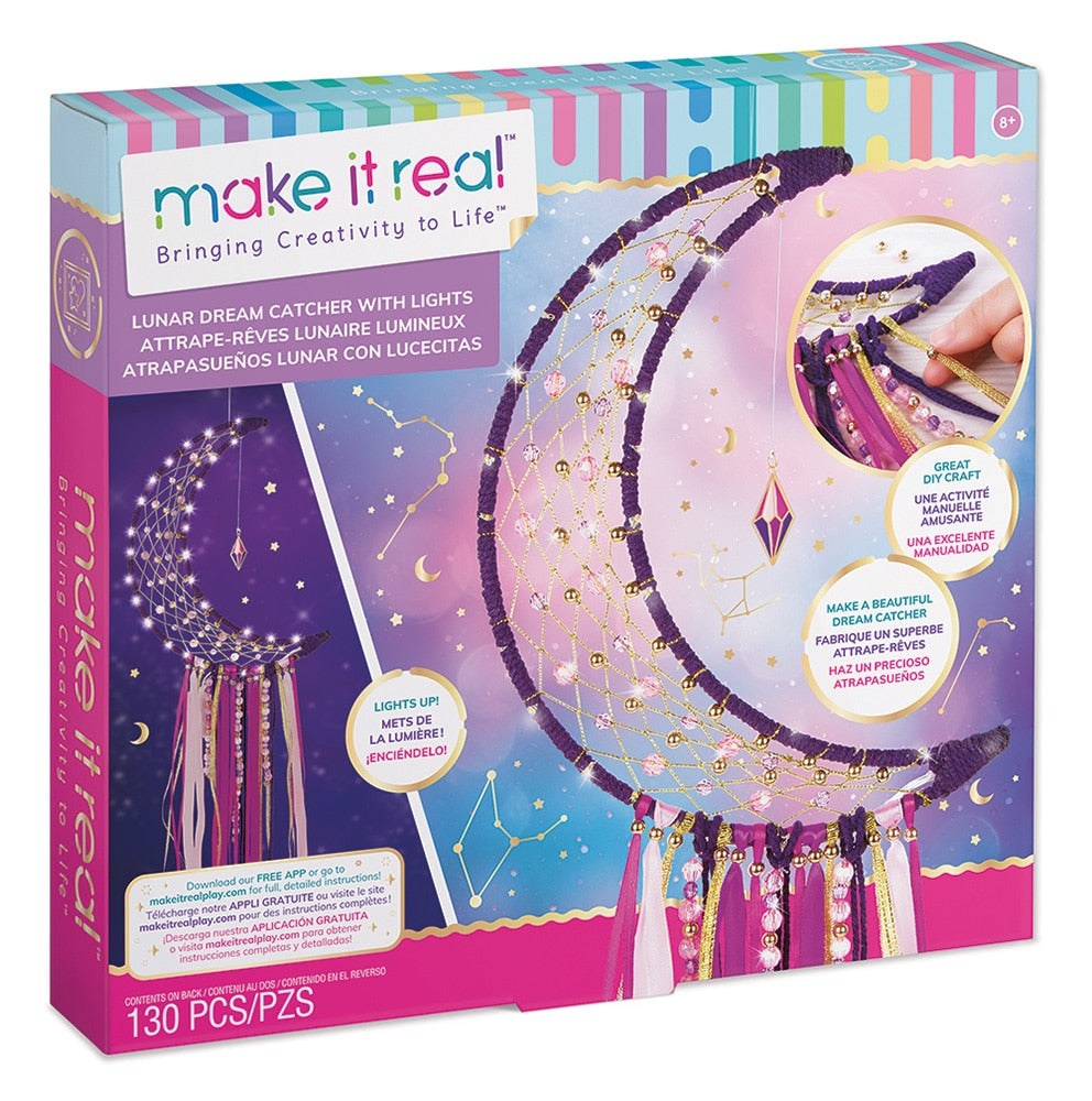 Make It Real Lunar Dream Catcher With Lights
