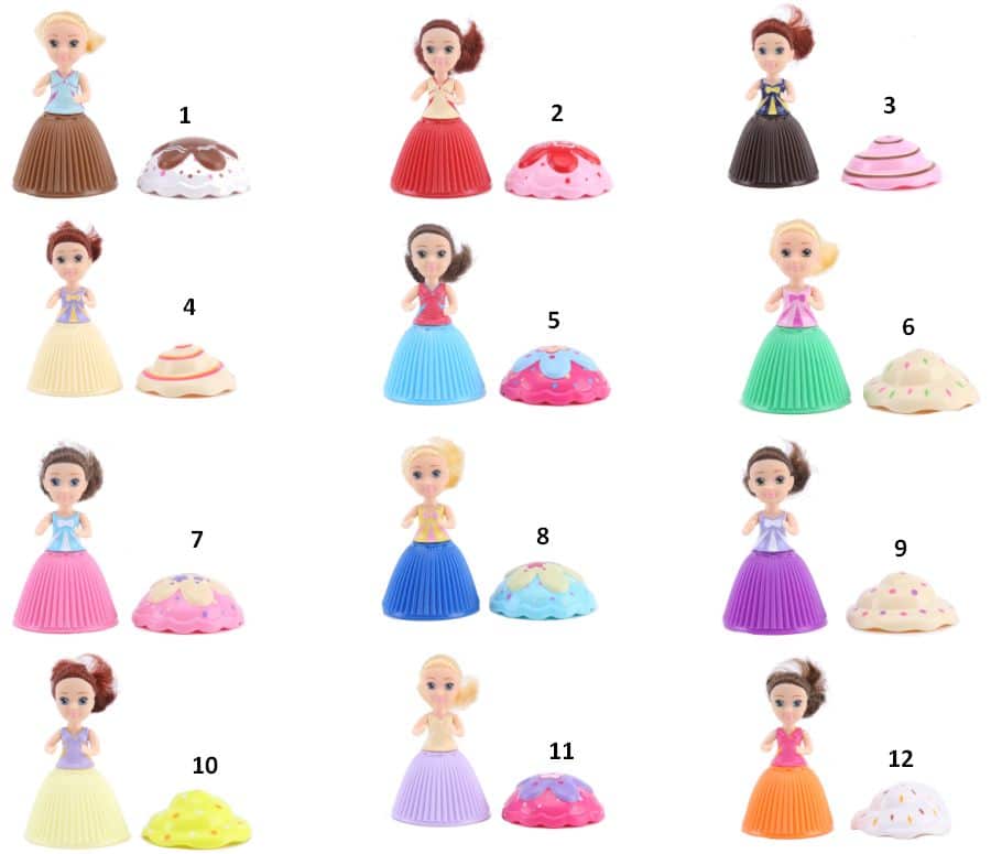 Mini Cupcakes Surpise Princess Doll