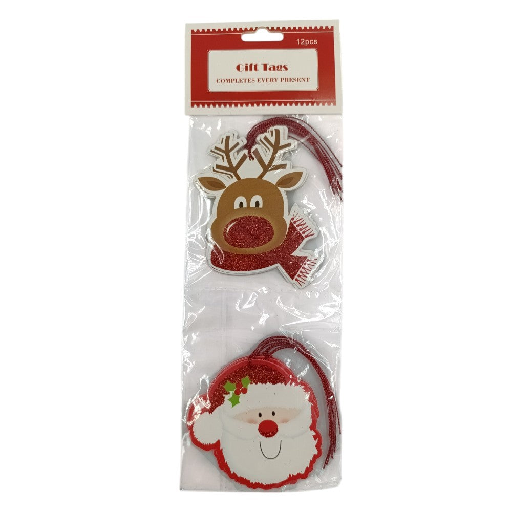 OEMΧριστουγεννιάτικες Ετικέτες Δώρων Gift Tags 12Τμχ Διάφορα Σχέδιαpapell.gr
