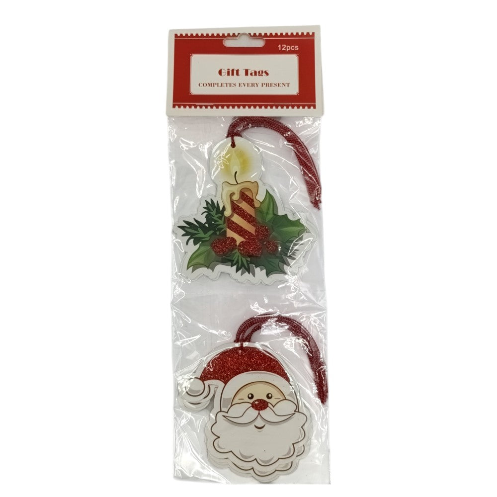 OEMΧριστουγεννιάτικες Ετικέτες Δώρων Gift Tags 12Τμχ Διάφορα Σχέδιαpapell.gr