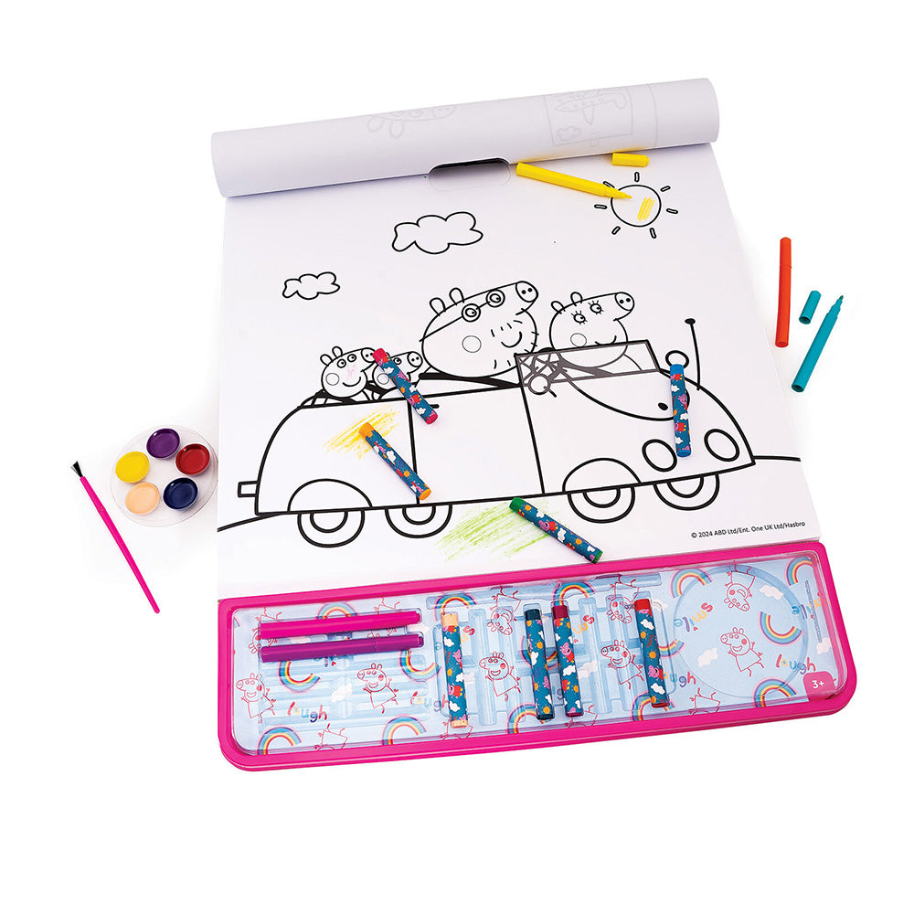 Happi Hobbi Giga Block Σετ Ζωγραφικής  Peppa Pig 5 σε 1 για 3+ Χρονών