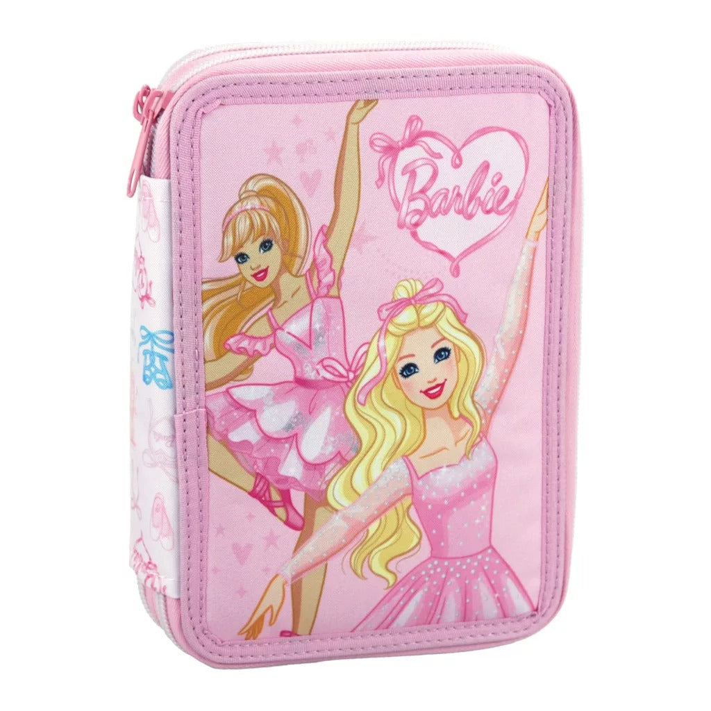 Gim Κασετίνα Διπλή Γεμάτη Barbie Ballet 18x15x4 εκ