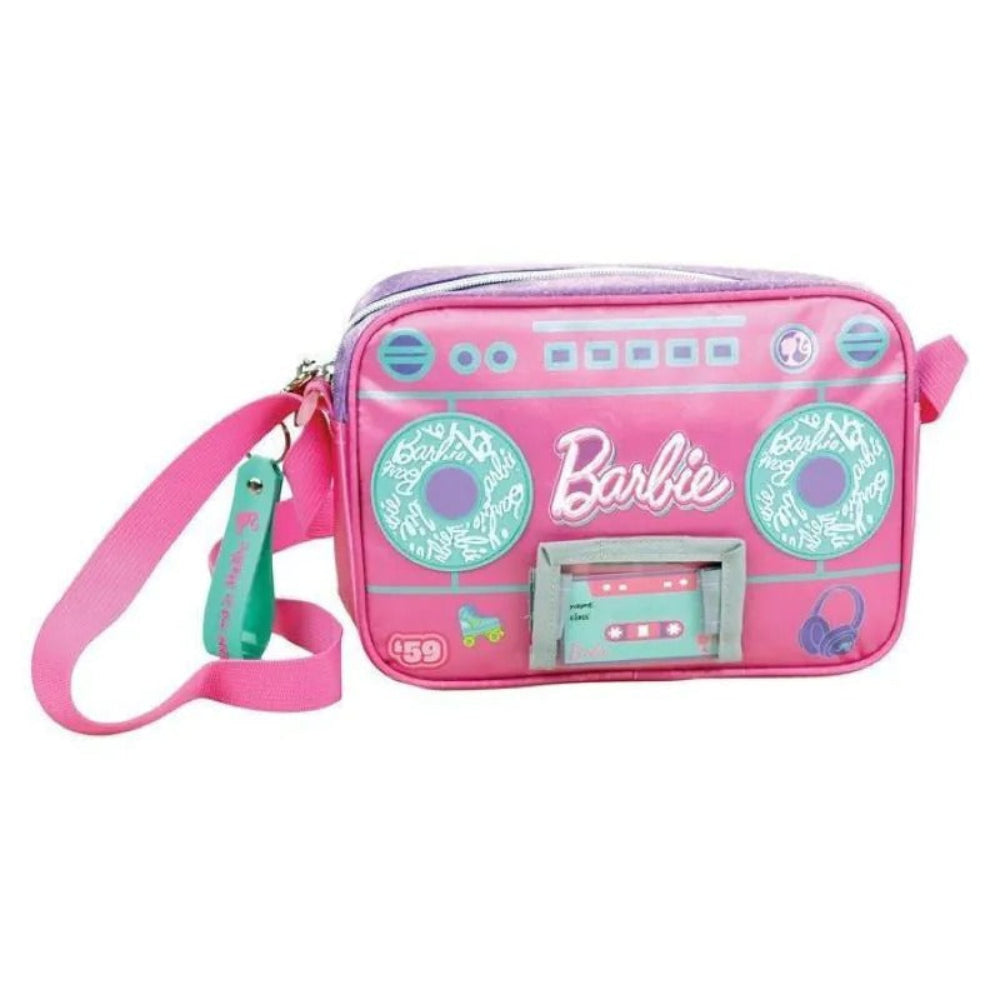 Gim Τσαντάκι Φαγητού Οβάλ Barbie Logo 20x15x21 εκ