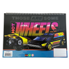 GimGim Μπλοκ Ζωγραφικής Hot Wheels 23x33 εκ 40 φύλλα & Αυτοκόλληταpapell.gr