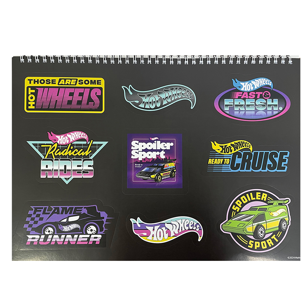 GimGim Μπλοκ Ζωγραφικής Hot Wheels 23x33 εκ 40 φύλλα & Αυτοκόλληταpapell.gr