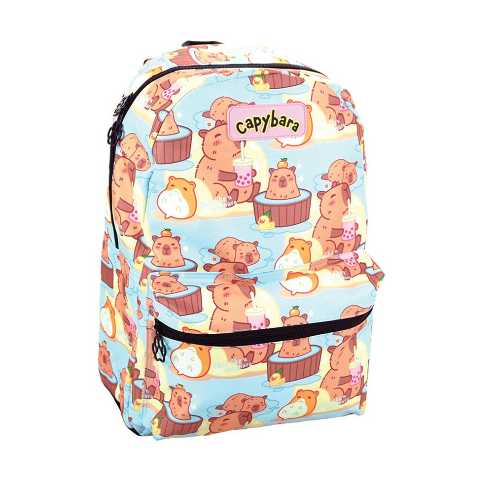 Gim Σχολική Τσάντα Πλάτης Capybara 30(Μ)x21,5(Π)x45(Υ) εκ
