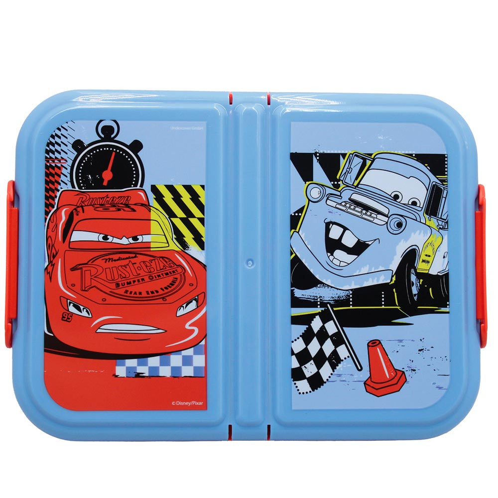 Gim Δοχείο Φαγητού Πλαστικό Disney Cars 3 Χώρων 900ml