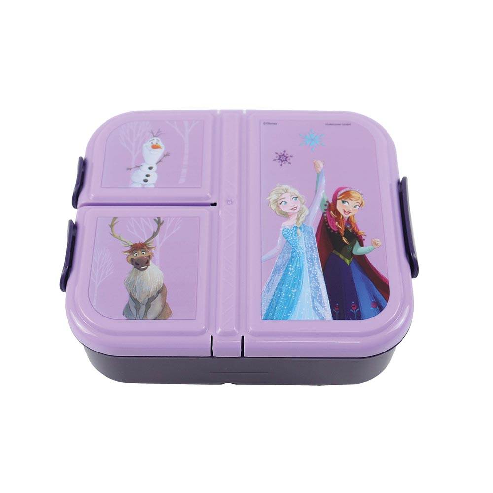 Gim Δοχείο Φαγητού Πλαστικό Disney Frozen 3 Χώρων 800ml