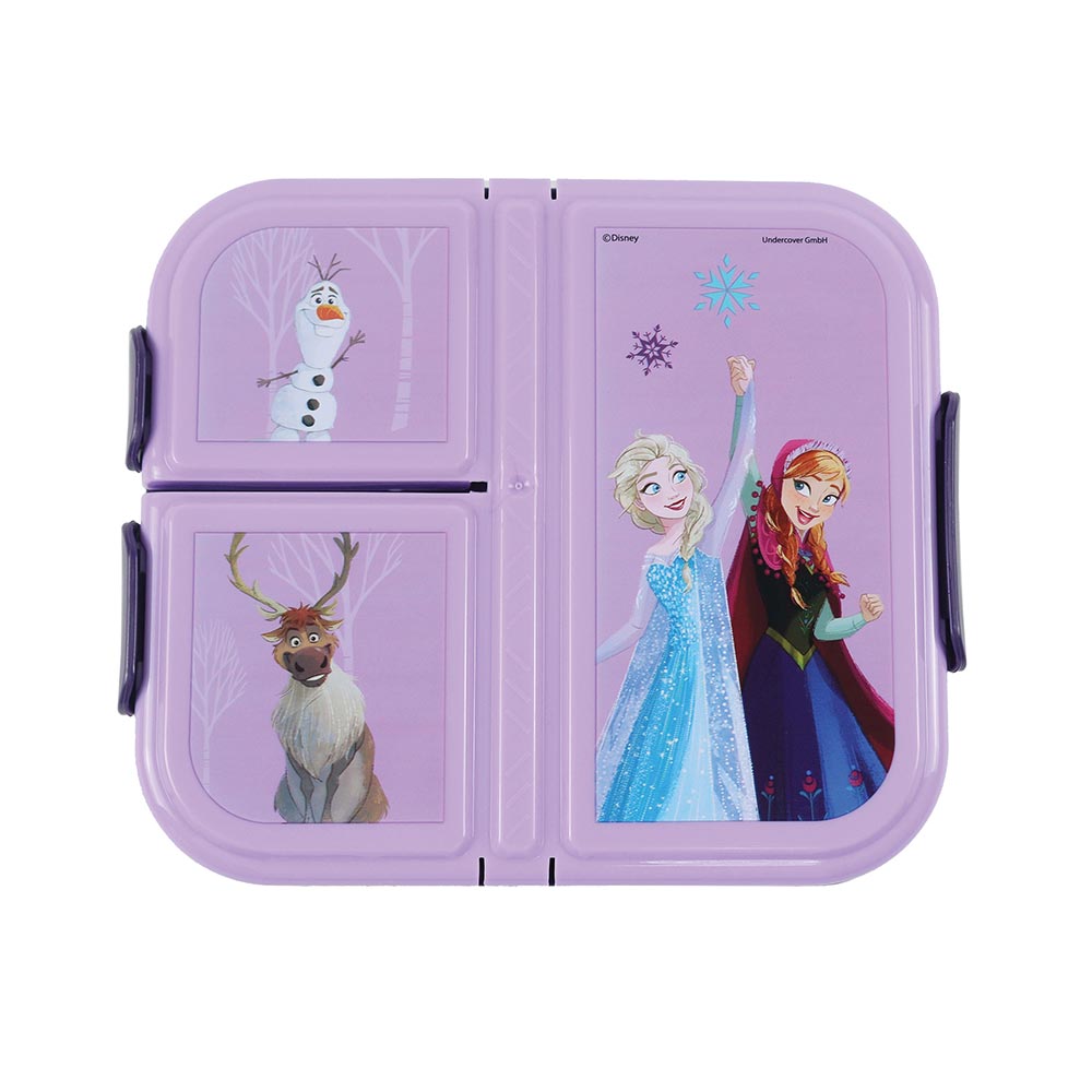 Gim Δοχείο Φαγητού Πλαστικό Disney Frozen 3 Χώρων 800ml
