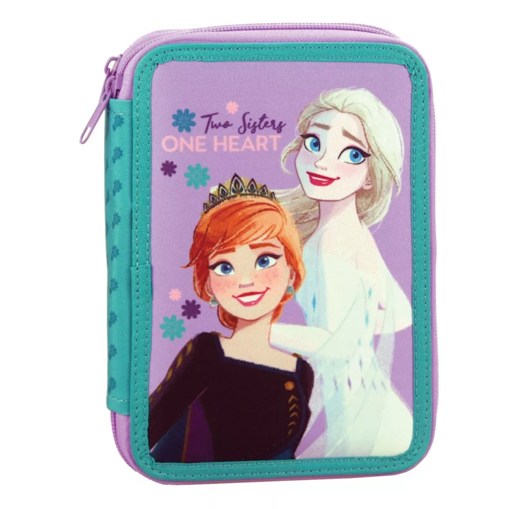 Gim Κασετίνα Διπλή Γεμάτη Disney Frozen Modern Magic 18x15x4 εκ