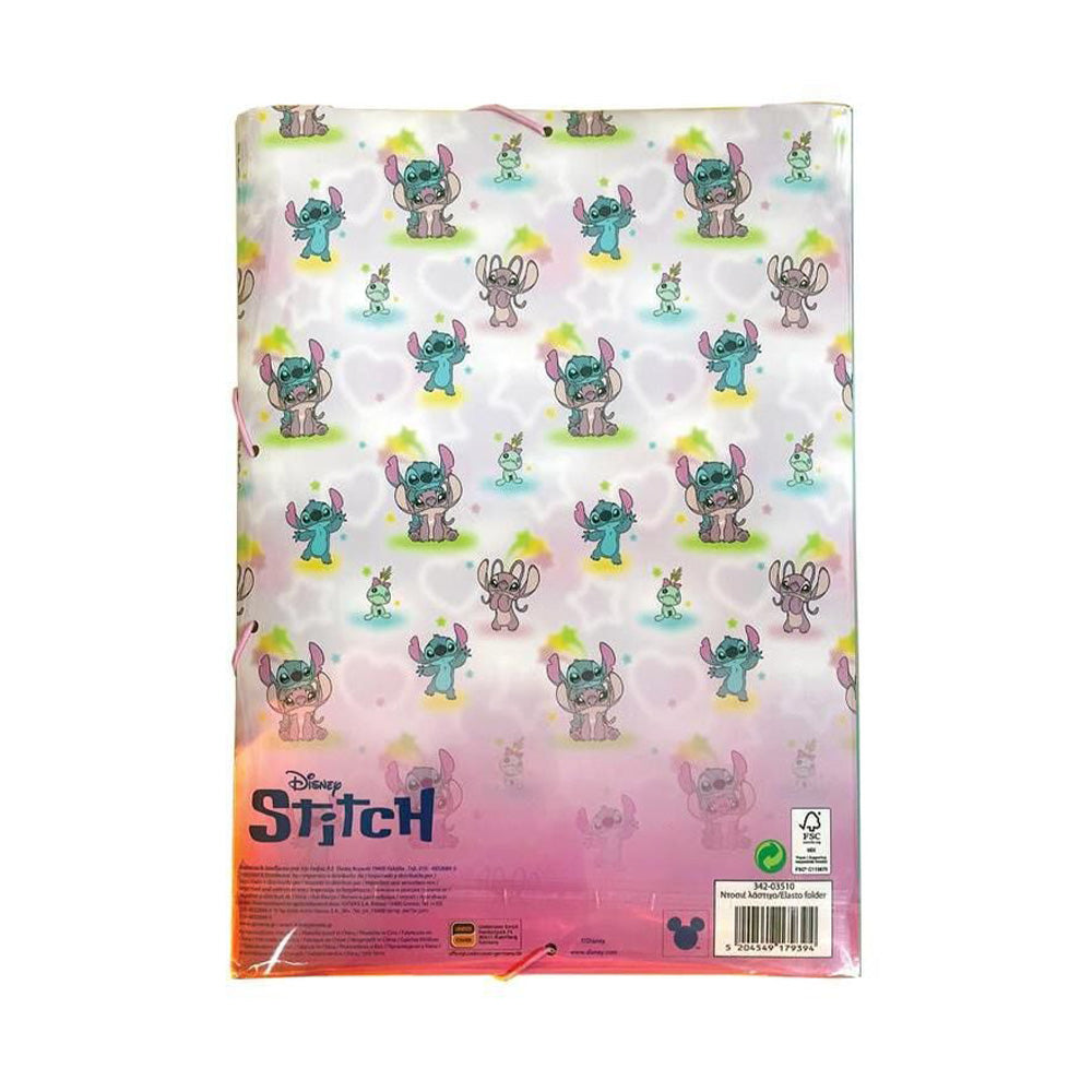Gim Φάκελος Με Κουμπί PP Α4 Disney Stitch