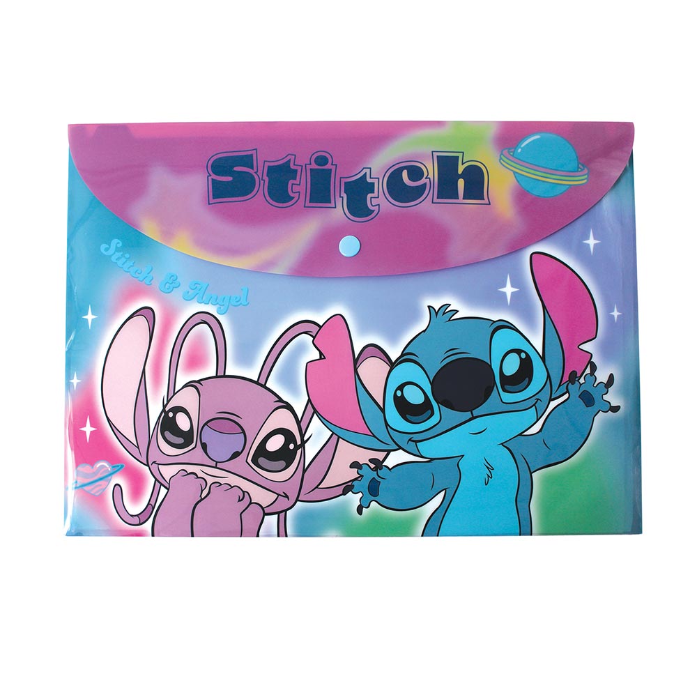 Gim Φάκελος με Κουμπί PP Disney Stitch 23x33 εκ