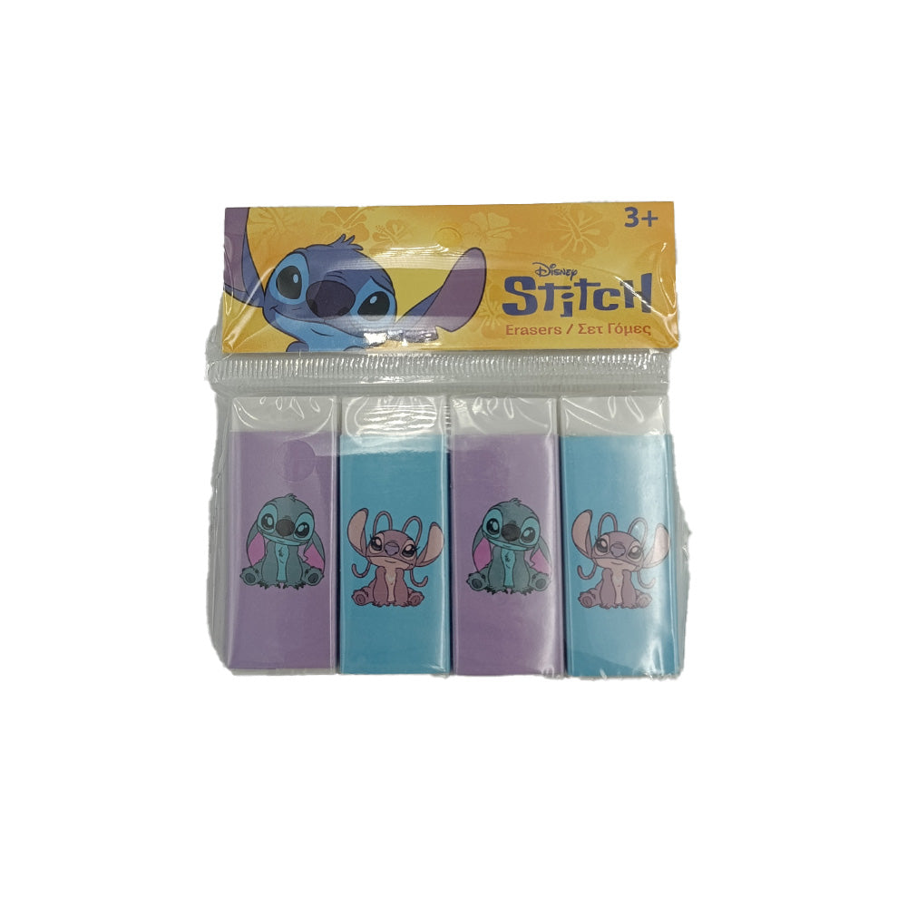 Gim Σετ Γόμες Stitch 4 Τμχ