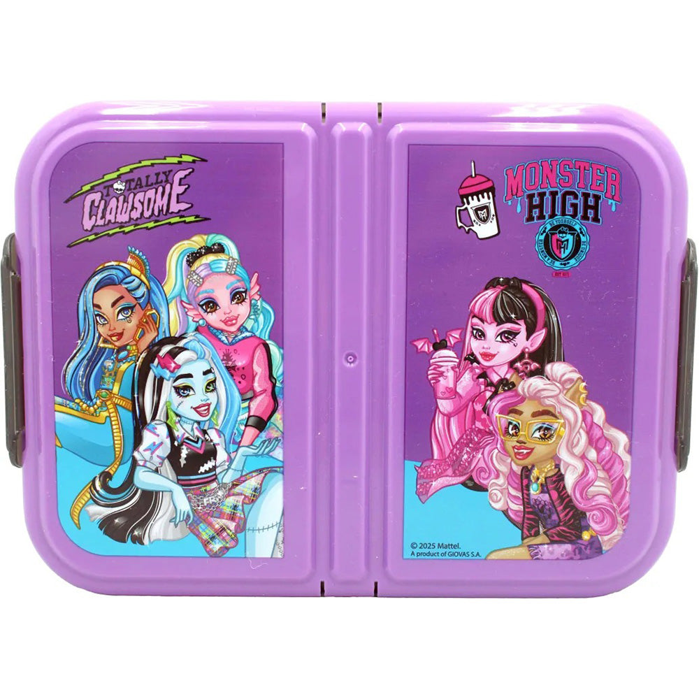 Gim Δοχείο Φαγητού 3 Χώρων Monster High 900ml