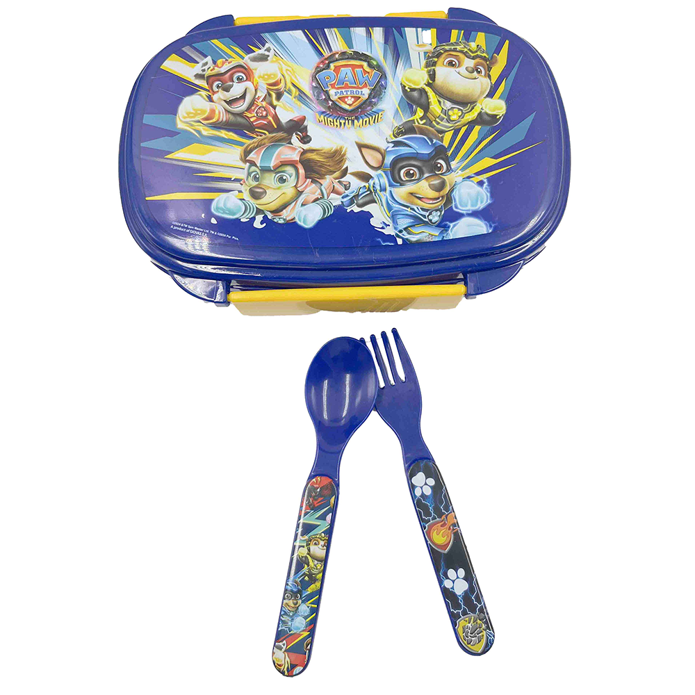 Gim Δοχείο Φαγητού Με Κουτάλι/ Πιρούνι Paw Patrol Mighty Movie